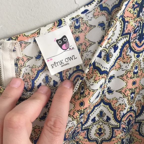 Bright & Patterned Mini Dress - Picture 4 of 5